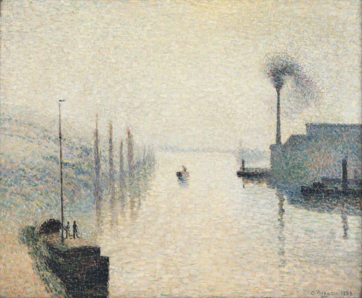 Artwork Title: L'Île Lacroix, Rouen (the Effect Of Fog)