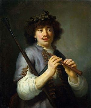Artwork Title: Rembrandt as Shepherd