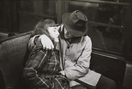 Artwork Title: Couple In A Subway Car