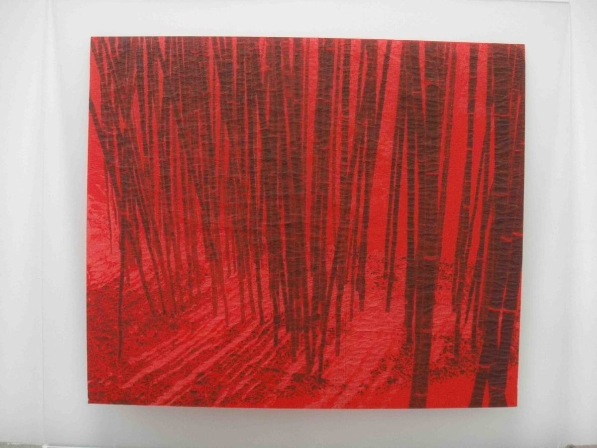 Artwork Title: Guarding Bamboo Forest in the Storm