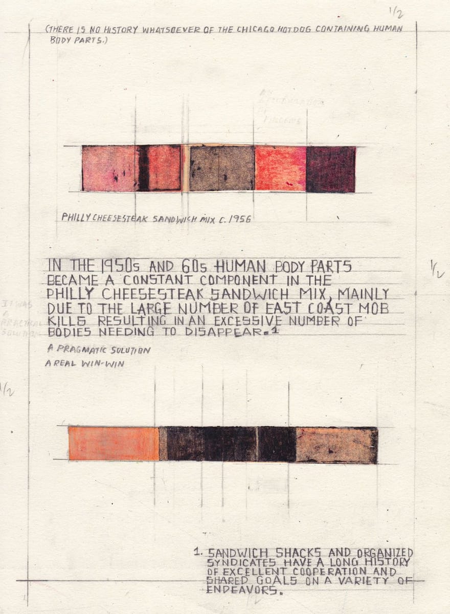 Artwork Title: Philly Cheesesteak Sandwich Mix #1