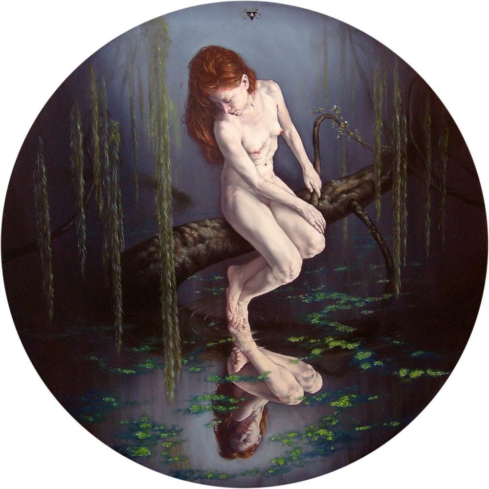 Artwork Title: Ninfa en el estanque  (Nymph in the Pond)