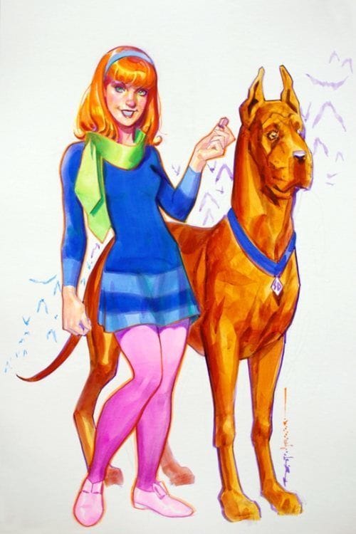 Artwork Title: Daphne and Scooby