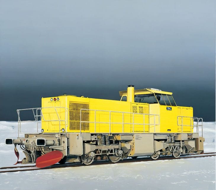 Artwork Title: Yellow Train