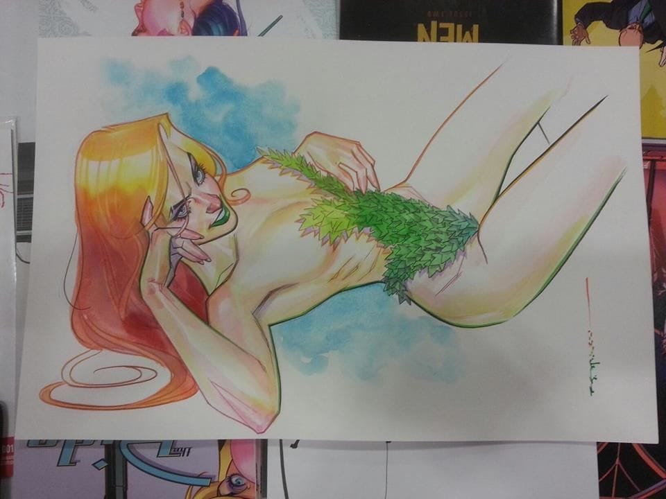 Artwork Title: Poison Ivy watercolor