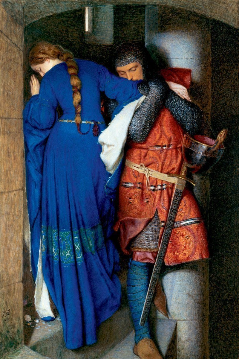 Artwork Title: Hellelil and Hildebrand, The Meeting on the Turret Stairs