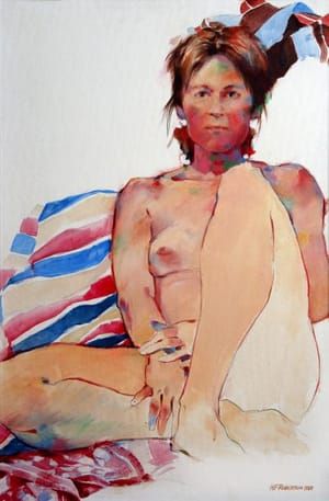 Artwork Title: Discerning Nude