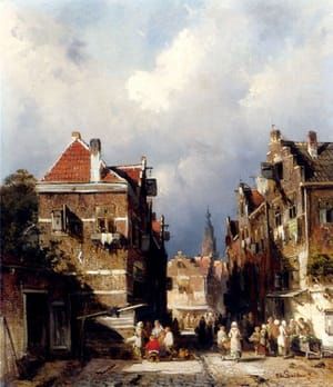 Artwork Title: A Dutch Street Scene