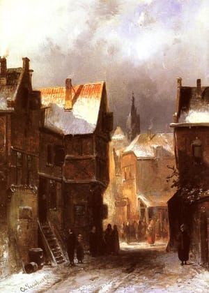 Artwork Title: A Dutch Town In Winter
