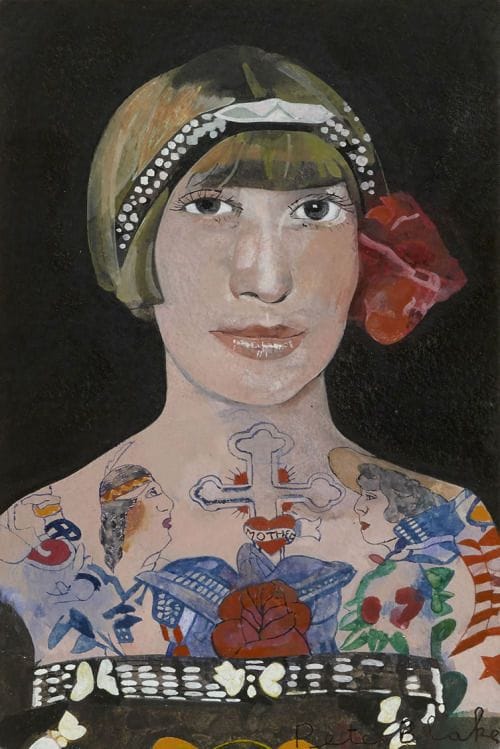 Artwork Title: Tattooed Woman II