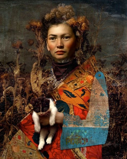 Artwork Title: Shola And The Cat