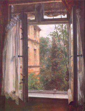 Artwork Title: View from a window in the Marienstrasse