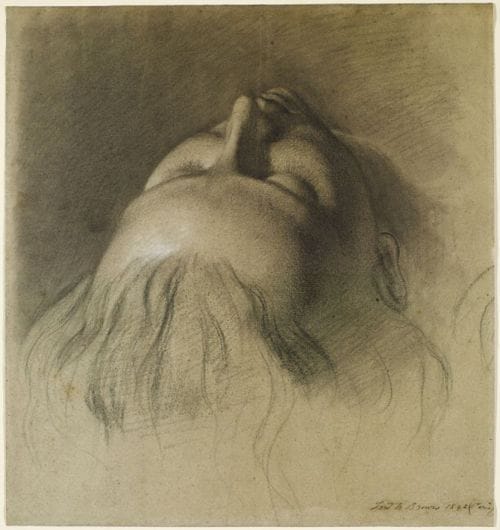 Artwork Title: Parisina’s Sleep - Study for Head of Parisina