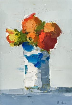 Artwork Title: Bright Blossoms / Tumbler