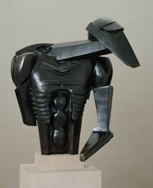 Artwork Title: Torso in metal from The Rock Drill