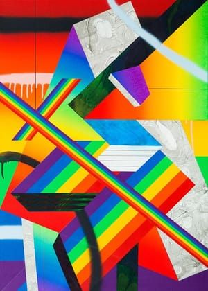 Artwork Title: Rainbow Piece III