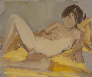 Artwork Title: Untitled (Yellow Bed0