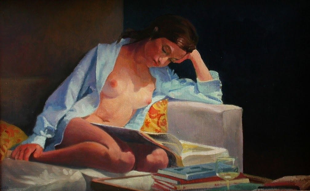 Artwork Title: Nude Reading