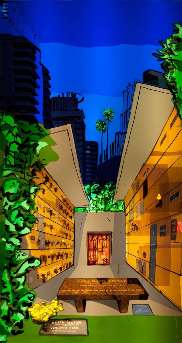 Artwork Title: The City at Moonrise