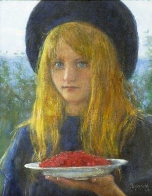 Artwork Title: Girl with Red Currant