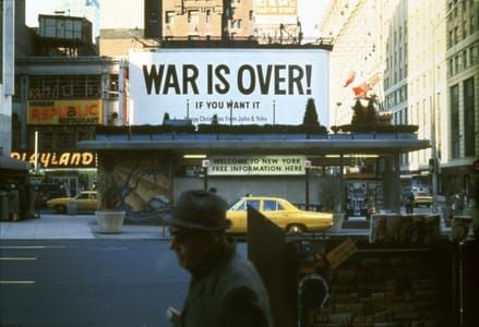 Artwork Title: War Is Over, NYC