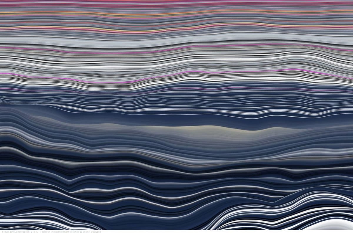 Artwork Title: QutmWave (54129)   made with code (processing)