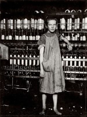 Artwork Title: Addie Card, 12 years. Spinner in North Pormal (i.e., Pownal) Cotton Mill. Vt