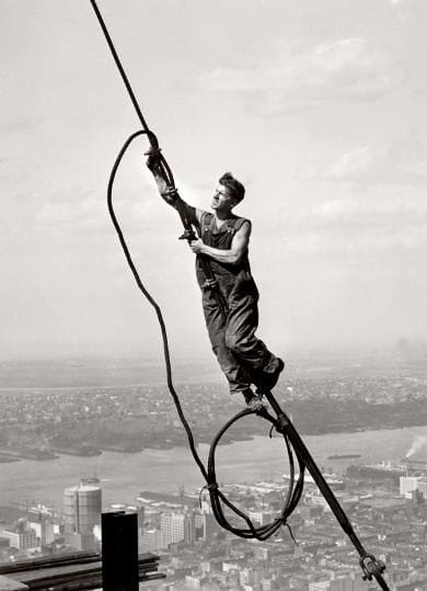 Artwork Title: Icarus Atop Empire State Building