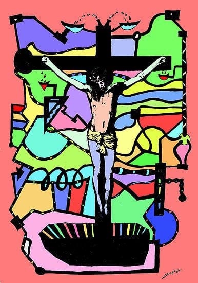 Artwork Title: On the Cross; Jesus