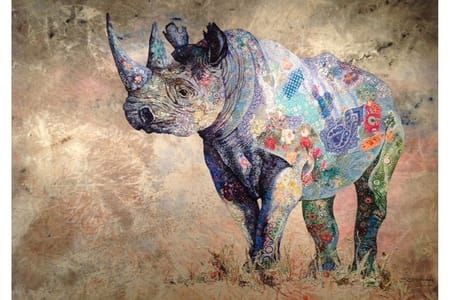 Artwork Title: Black Rhino