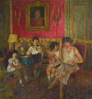 Artwork Title: Madame Jean Bloch et ses Enfants, Première Version