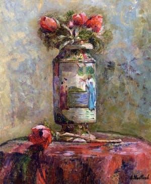Artwork Title: Anemones in a Chinese Vase
