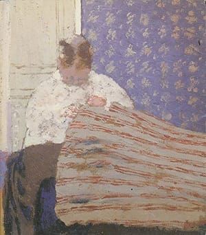 Artwork Title: Mrs Vuillard Sewing