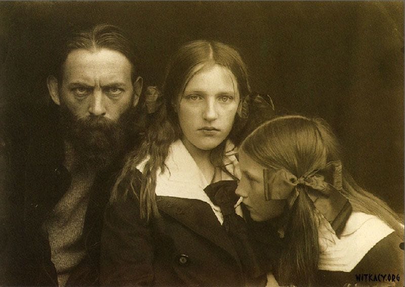 Artwork Title: Stanisław Ignacy Witkiewicz, photo of Tadeusz Langier, Janina & Wanda Illukiewicz