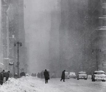 Artwork Title: Big Snow, 42nd Street, New York