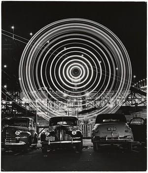Artwork Title: Time Exposure, Ferris Wheel, Coney Island