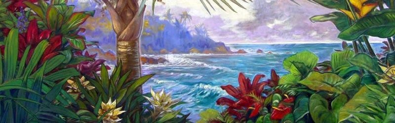 Artwork Title: An imaginary recreation of the Puna Coast