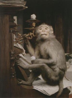 Artwork Title: Monkeys at the Piano