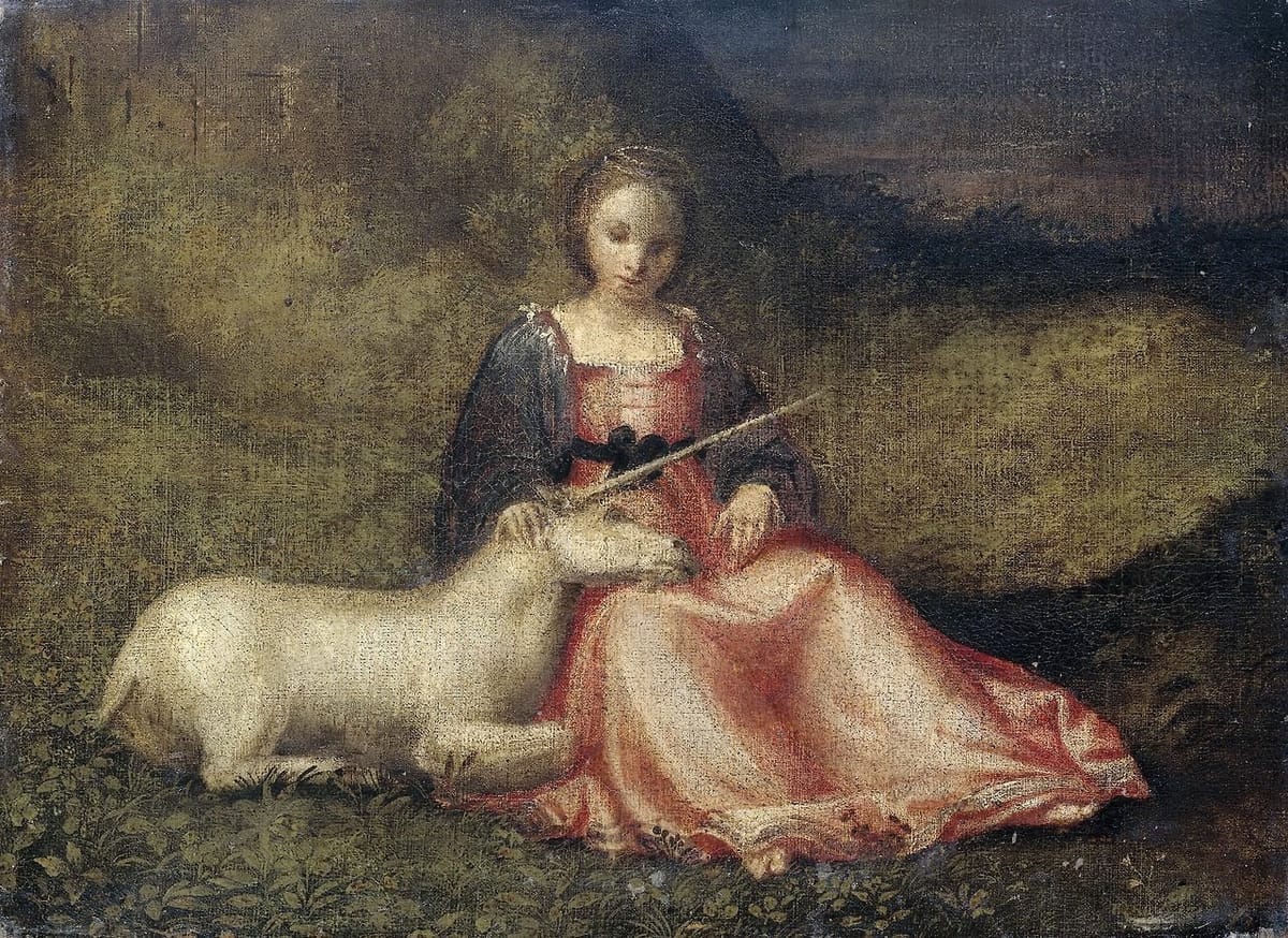Artwork Title: Lady with a Unicorn