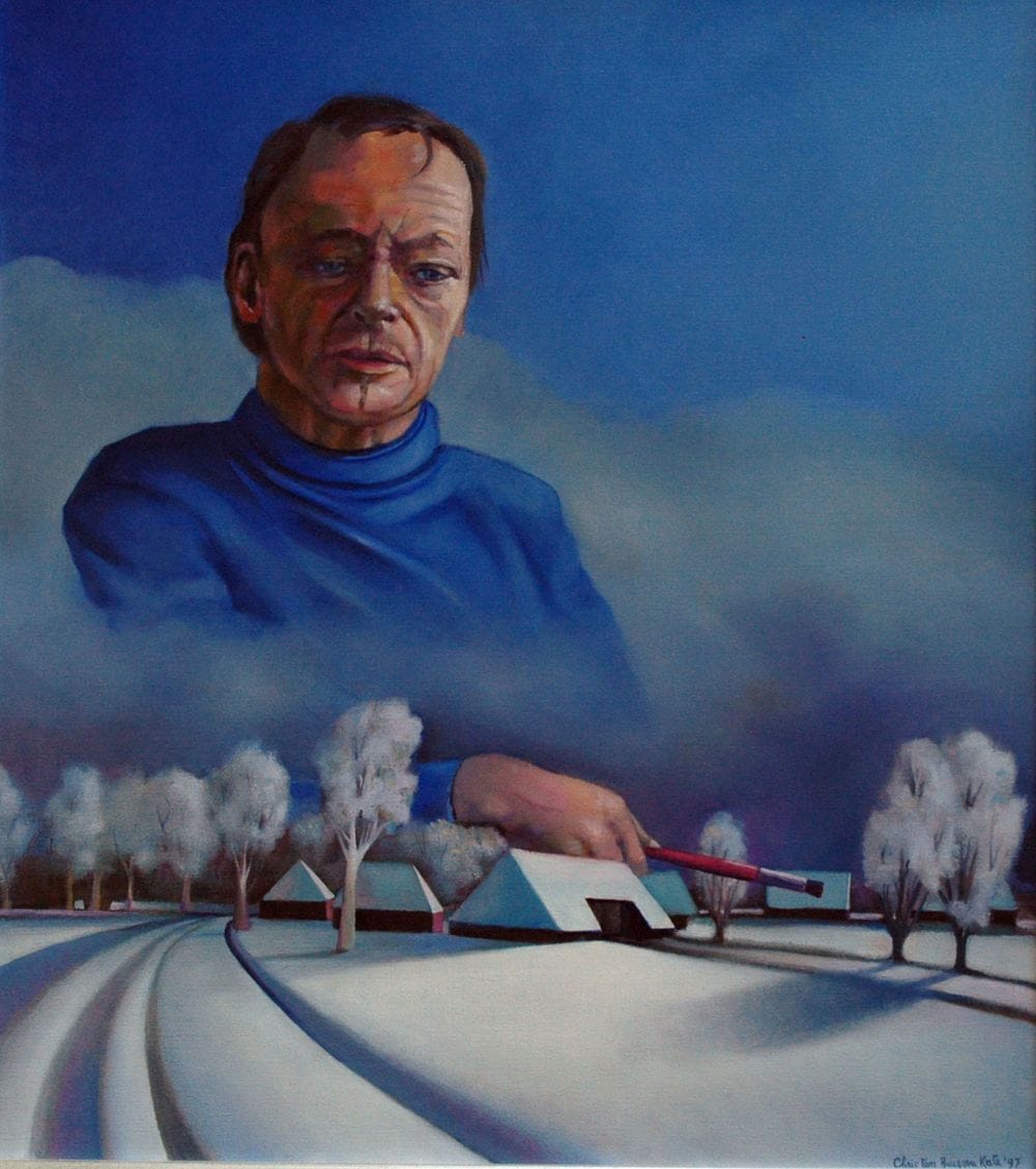 Artwork Title: Zelfportret (schilder in landschap) (Self Portrait (The Painter in a Landscape))