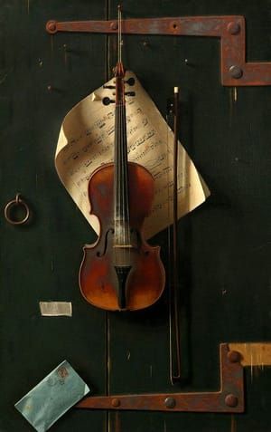 Artwork Title: The Old Violin