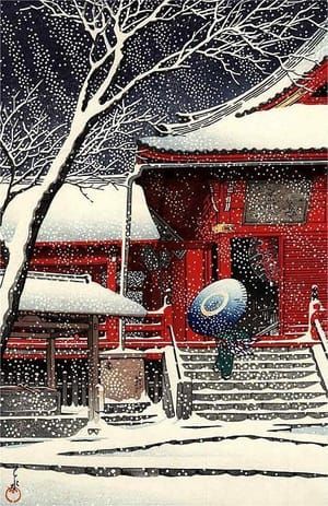 Artwork Title: Kiyomizudo in Snow