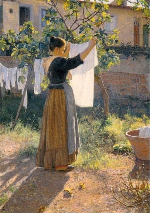 Artwork Title: Washing Day