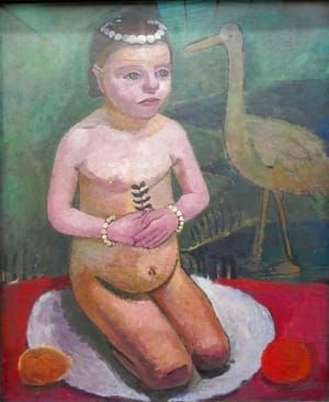 Artwork Title: Girl with Stork, 1906