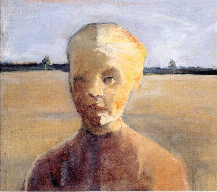 Artwork Title: Portrait of a Girl in a Landscape