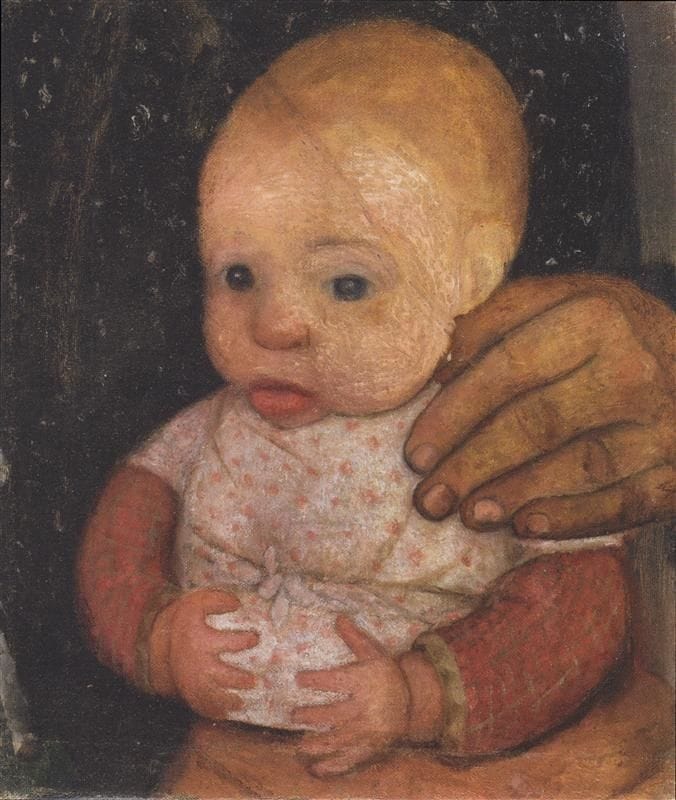 Artwork Title: Infant with her Mother's Hand