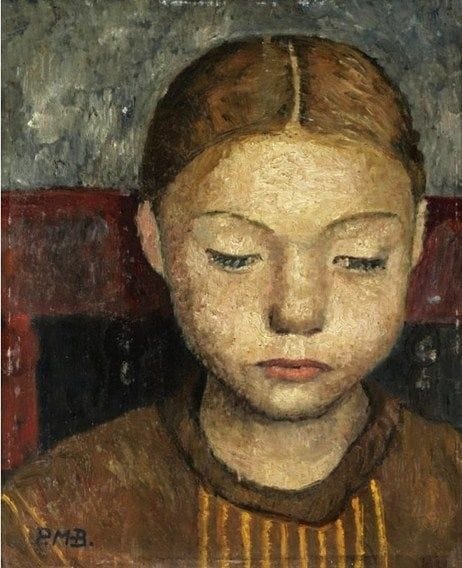 Artwork Title: Head of a Girl Sitting on a Chair