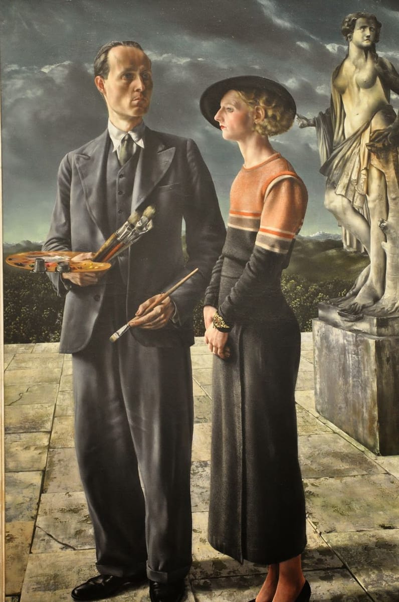 Artwork Title: Artist with Wife