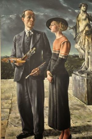 Artwork Title: Artist with Wife