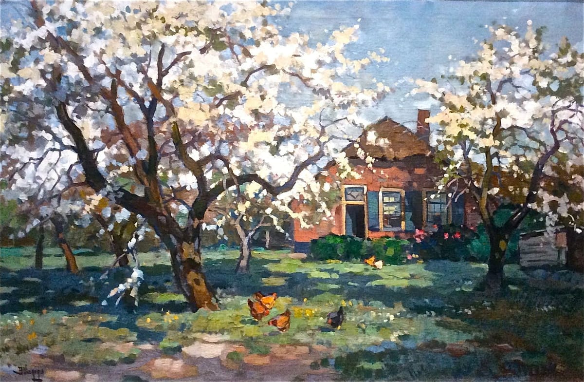 Artwork Title: Bloeiende appelbomen (Blooming Apple Trees)